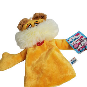 Aurora Dr Seuss Lorax Plush Hand Puppet Yellow 10" Stuffed Animal